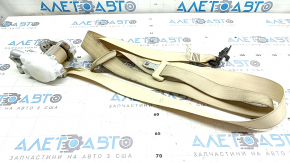 Driver's seat belt for Lexus RX350 RX450h 13-14, beige, water damage, does not retract, needs cleaning