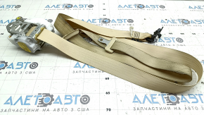 Driver's seat belt for Lexus RX350 RX450h 13-14, beige, water damage, does not retract, needs cleaning