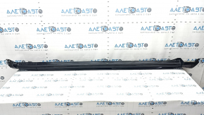 Right side sill for Volvo XC90 16-25 with seal, black, scratches, broken fasteners, torn seal
