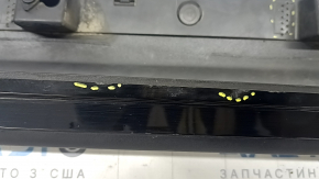 Right side sill for Volvo XC90 16-25 with seal, black, scratches, broken fasteners, torn seal