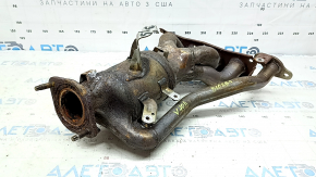 Exhaust manifold with catalytic converter for Toyota Camry V70 18-22 hybrid, rusty