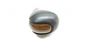 Lexus RX350 RX450h 10-15 leather gear knob, dark wood, worn leather