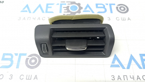 Volvo XC90 16-23 right center pillar air duct deflector, black, crack in mount