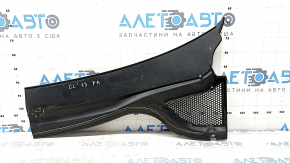 Right plastic windshield wiper grille for VW CC 08-17, broken mount, crack
