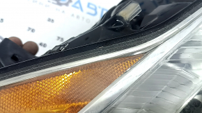 Left front headlight assembly for Volvo XC90 16-17 LED, web-shaped, polished