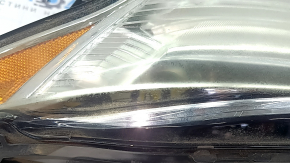 Left front headlight assembly for Volvo XC90 16-17 LED, web-shaped, polished