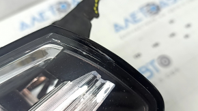 Volvo XC90 16-18 LED front right headlight assembly, sand, cracks in the glass, broken mount