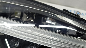 Volvo XC90 16-18 LED front right headlight assembly, sand, cracks in the glass, broken mount