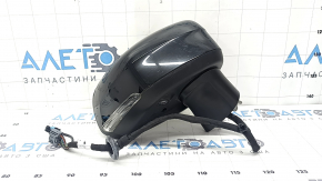 Right side mirror assembly for Volvo XC90 16-23, 15+4 pins, turn signal, heated, auto-dimming, BSM, camera, black