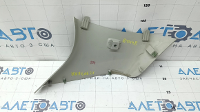 Volvo XC90 16-23 right rear upper pillar trim, gray, with plug, scratches