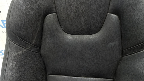 Volvo XC90 16-25 passenger seat back upholstery, black leather, heated, ready to clean
