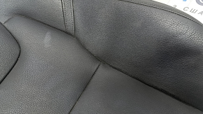 Volvo XC90 16-25 passenger seat back upholstery, black leather, heated, ready to clean