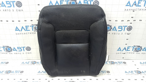 Volvo XC90 16-25 passenger seat cushion upholstery, black leather, heated, dry-cleanable