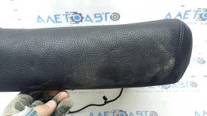 Volvo XC90 16-25 passenger seat cushion upholstery, black leather, heated, dry-cleanable