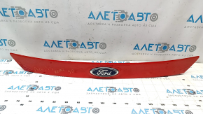 Ford Focus mk3 11-18 Pre-Restoration 5D trunk door molding with emblem, broken fasteners, scratches