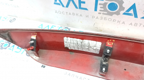 Ford Focus mk3 11-18 Pre-Restoration 5D trunk door molding with emblem, broken fasteners, scratches