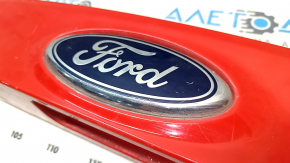 Ford Focus mk3 11-18 Pre-Restoration 5D trunk door molding with emblem, broken fasteners, scratches