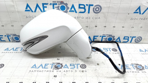 Right side mirror assembly for Lexus RX350 RX450h 10-15, 15 pins, auto-dimming, turn signal, backlight, white