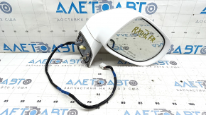 Right side mirror assembly for Lexus RX350 RX450h 10-15, 15 pins, auto-dimming, turn signal, backlight, white