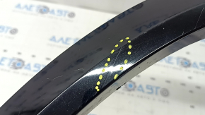 Front left fender arch trim Volvo XC90 16-23 black, scratches, broken guide