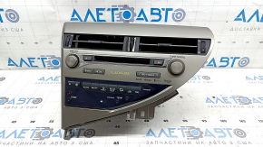 Radio, Tape Player, Climate Control, Panel Assembly for Lexus RX350 RX450h 10-15 with Deflectors, Scratches