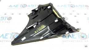 Front panel trim, center lower right, Lexus RX350 RX450h 10-15, dark brown