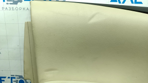 Front left door panel for Lexus RX350 RX450h 13-15, beige with beige leather insert, beige leather armrest, with handle, without tweeter, for cleaning