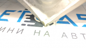 The hood of a Honda CRV 23-25 is bare steel, with damaged edges and corners.