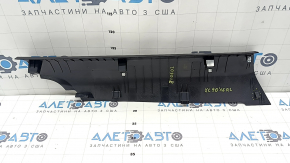 Volvo XC90 16-23 black lower left rear pillar trim, broken mount, scratches