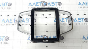 Volvo XC90 16-23 front panel trim, glossy black, scratches