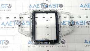 Volvo XC90 16-23 front panel trim, glossy black, scratches