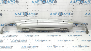 Volvo XC90 16-21 chrome rear bumper trim, without towbar, for parking sensors, scratches, dented, broken mount