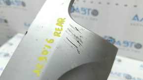 Volvo XC90 16-21 chrome rear bumper trim, without towbar, for parking sensors, scratches, dented, broken mount