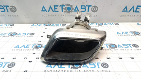 Left muffler tip for Lincoln MKX 2016-2018, wrinkled