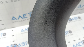 Volvo XC90 16-23 black front right inner door sill with chrome insert and backlight, scratches, broken connector mount
