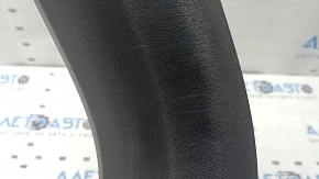 Volvo XC90 16-23 black front left inner door sill with chrome insert and backlight, scratches, broken backlight