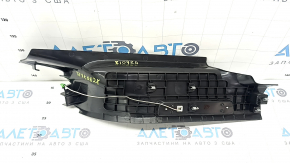 Rear left inner door sill plate for Volvo XC90 16-23 with backlight, black, scratches