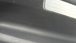Rear left inner door sill plate for Volvo XC90 16-23 with backlight, black, scratches