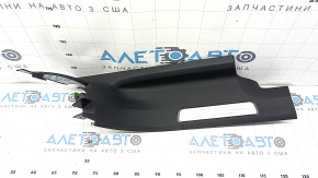 Rear right inner door sill plate for Volvo XC90 16-18 with backlight, black, scratches