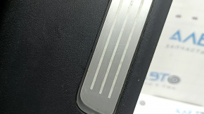 Rear right inner door sill plate for Volvo XC90 16-18 with backlight, black, scratches