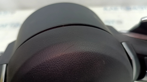 Steering wheel assembly BMW 4 F32/33/36 14-20 black leather, heated, M Sport, with airbag, with buttons, with paddle shifters, worn, scratches