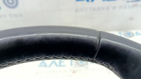Steering wheel assembly BMW 4 F32/33/36 14-20 black leather, heated, M Sport, with airbag, with buttons, with paddle shifters, worn, scratches