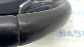 Steering wheel assembly BMW 4 F32/33/36 14-20 black leather, heated, M Sport, with airbag, with buttons, with paddle shifters, worn, scratches