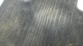 Set of floor mats for Volvo XC90 16-18 (3 rows), cloth, black, needs cleaning, driver's side is worn