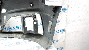 Bare front bumper for Audi A5 F5 18-19 S-Line with parking sensors, graphite, without plug, broken fasteners