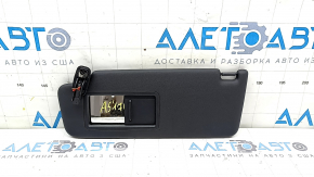 Left sun visor for Audi A5 F5 17-24, black, without hook