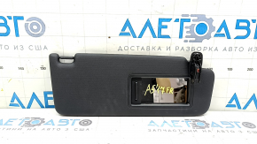 Right sun visor for Audi A5 F5 17-24, black, without hook