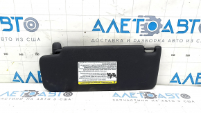 Right sun visor for Audi A5 F5 17-24, black, without hook