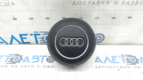 Airbag in the steering wheel, driver's side, Audi A5 F5 17-24, gray, worn chrome