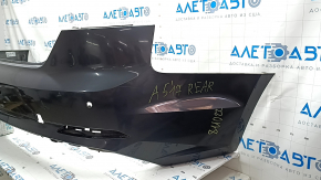 Bare rear bumper for Audi A5 F5 18-19 S-Line with parking sensors, missing tow hook cap, graphite